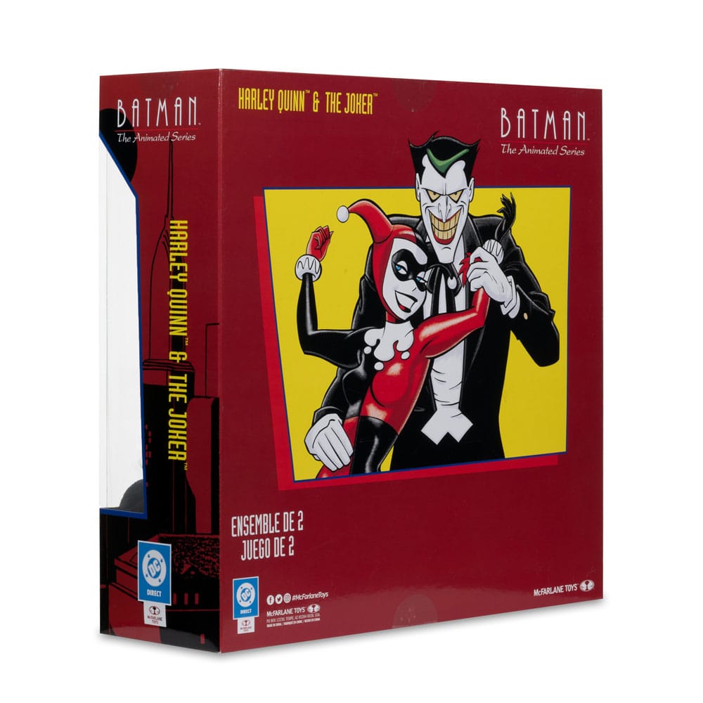 Batman The Animated Series Harley Quinn and The Joker (Mad Love 2-Pack) 17 cm