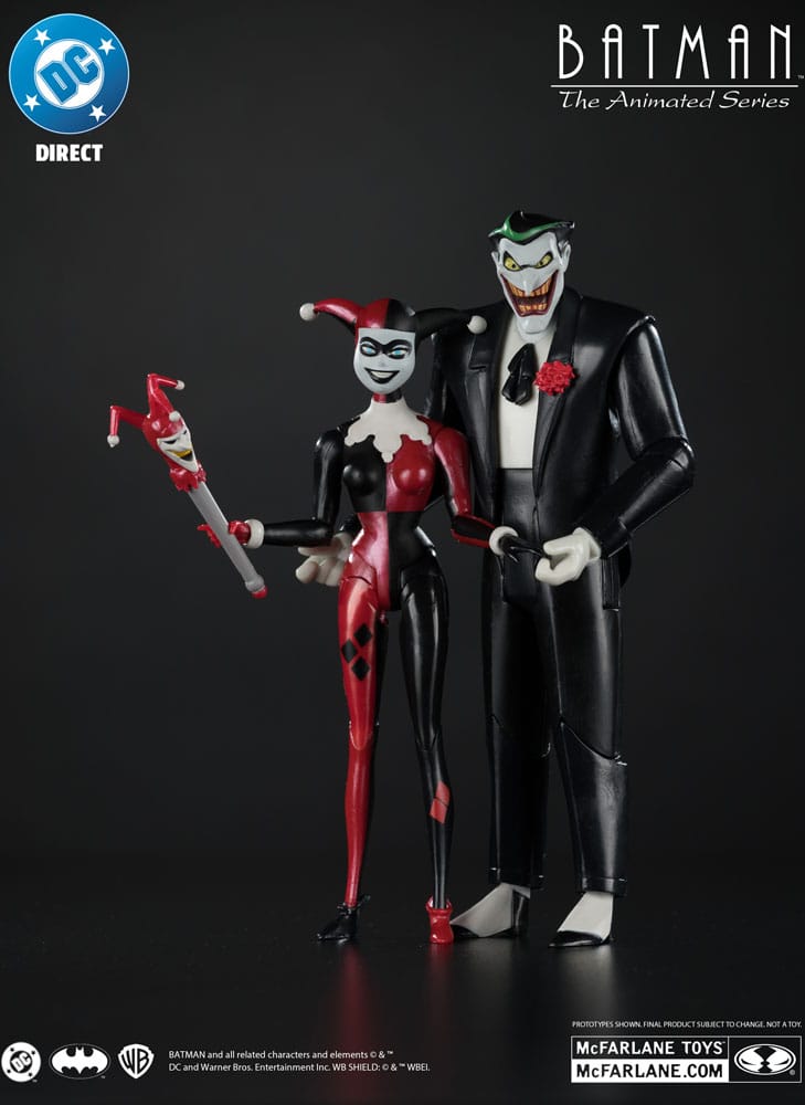 Batman The Animated Series Harley Quinn and The Joker (Mad Love 2-Pack) 17 cm