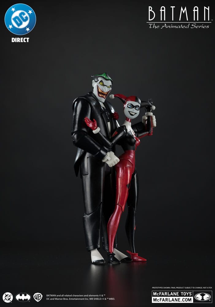 Batman The Animated Series Harley Quinn and The Joker (Mad Love 2-Pack) 17 cm