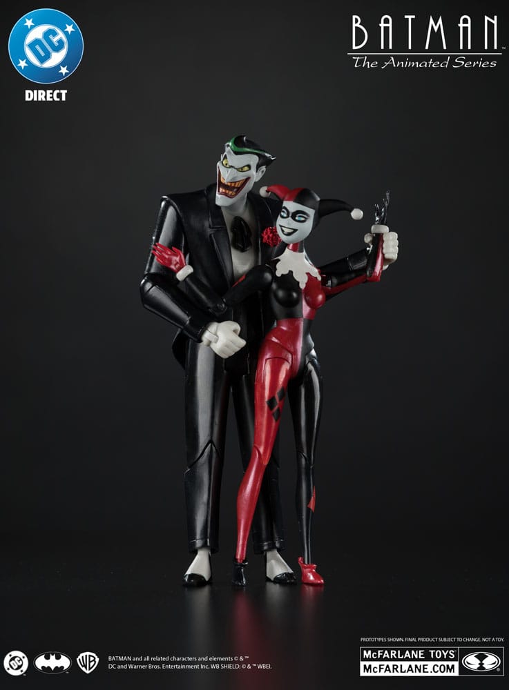 Batman The Animated Series Harley Quinn and The Joker (Mad Love 2-Pack) 17 cm