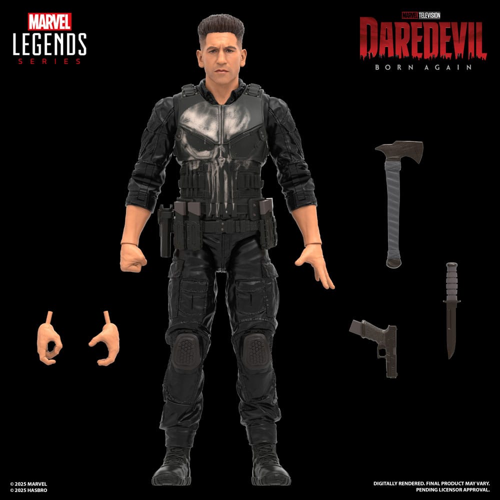Daredevil: Born Again Marvel Legends Actionfigur Punisher 15 cm