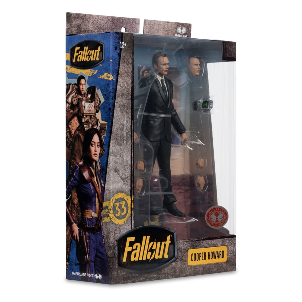 Fallout The Ghoul + Cooper Howard (Red Platinum Edition) Deluxe Actionfiguren 17 cm