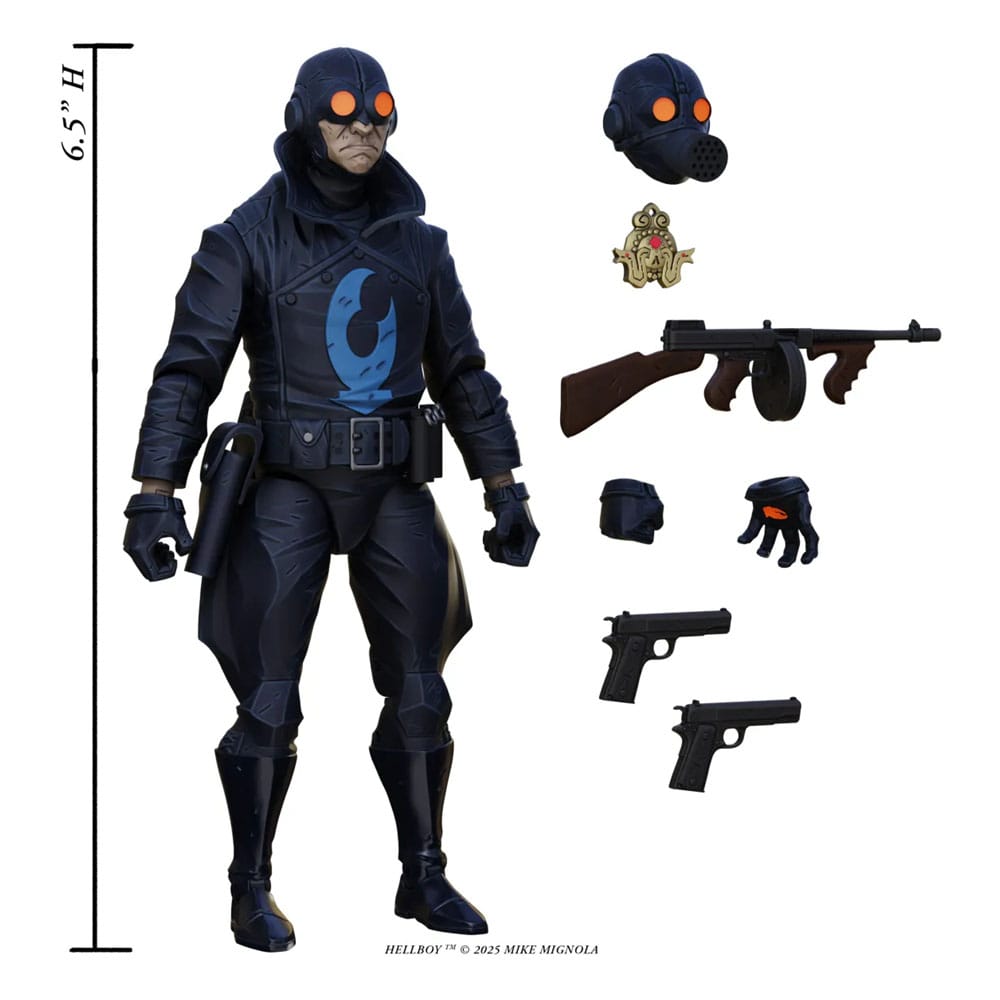 Hellboy Actionfigur Lobster Johnson (The Iron Prometheus) 17 cm PRE-ORDER