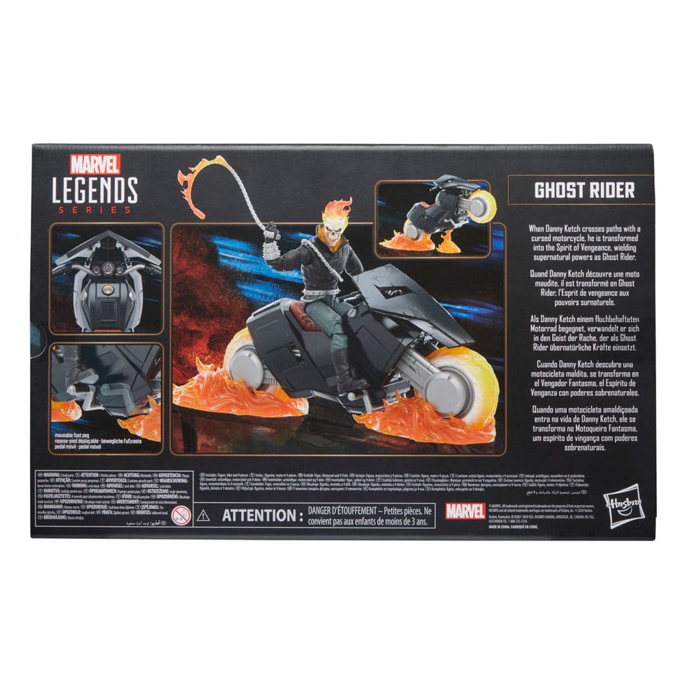 Marvel 85th Anniversary Marvel Legends Actionfigur mit Fahrzeug Ghost Rider 15 cm