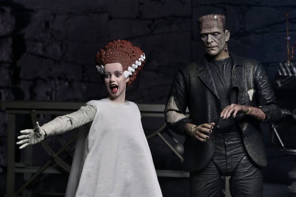 Universal Monsters Actionfiguren 2er-Pack Bride of Frankenstein 90th Anniversary The Monster & His Mate 18 cm
