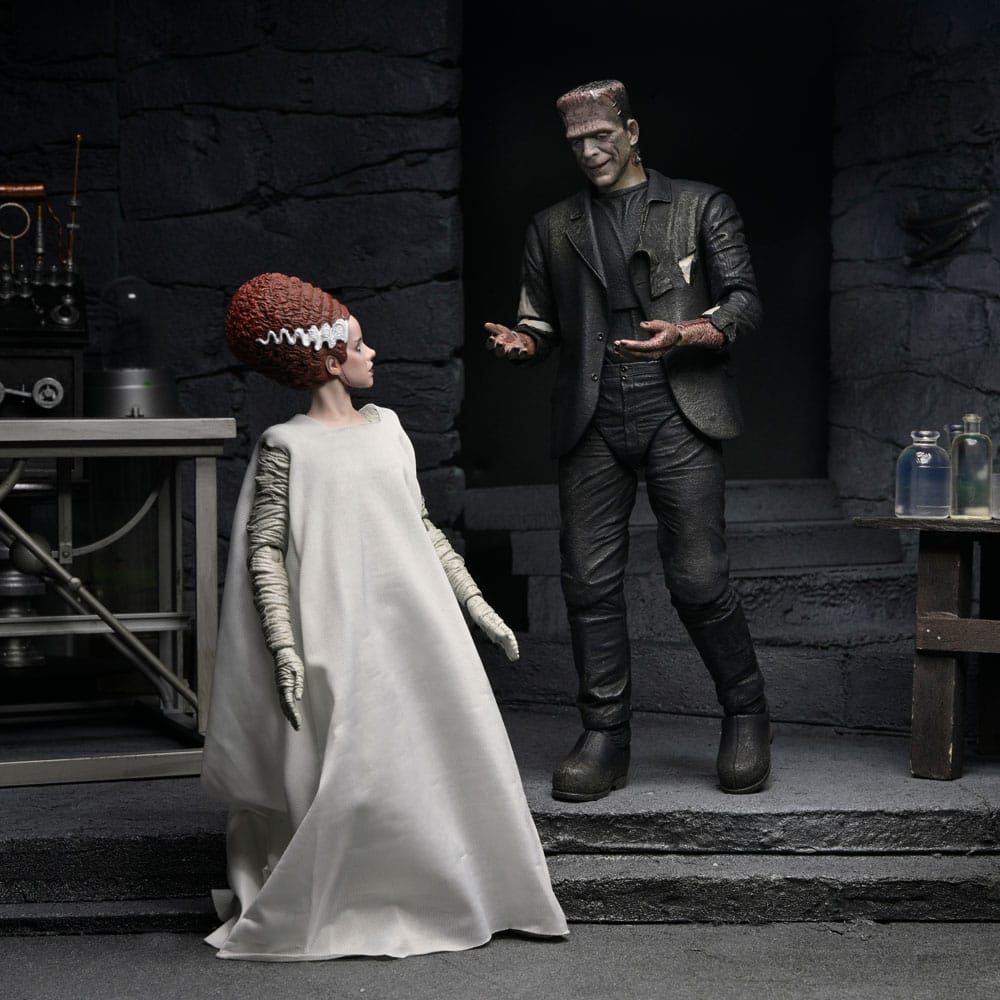 Universal Monsters Actionfiguren 2er-Pack Bride of Frankenstein 90th Anniversary The Monster & His Mate 18 cm