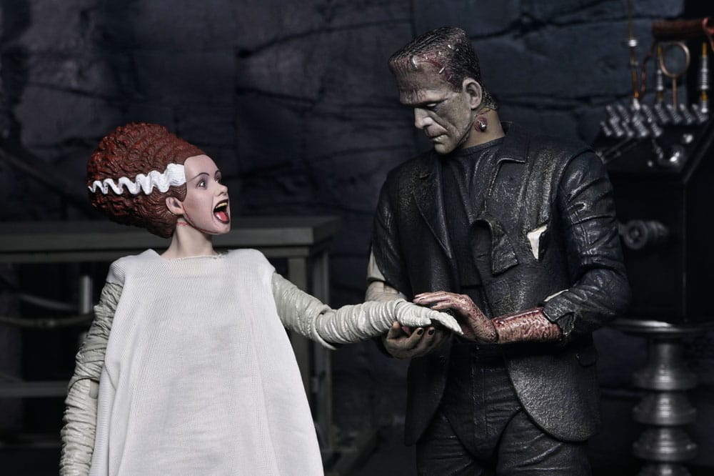 Universal Monsters Actionfiguren 2er-Pack Bride of Frankenstein 90th Anniversary The Monster & His Mate 18 cm
