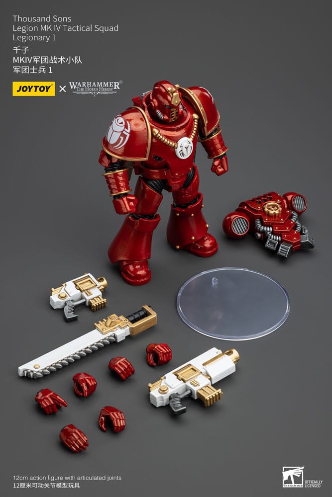 Warhammer The Horus Heresy Actionfigur 1/18 Thousand Sons Legion MK IV Tactical Squad Legionary 1 12 cm