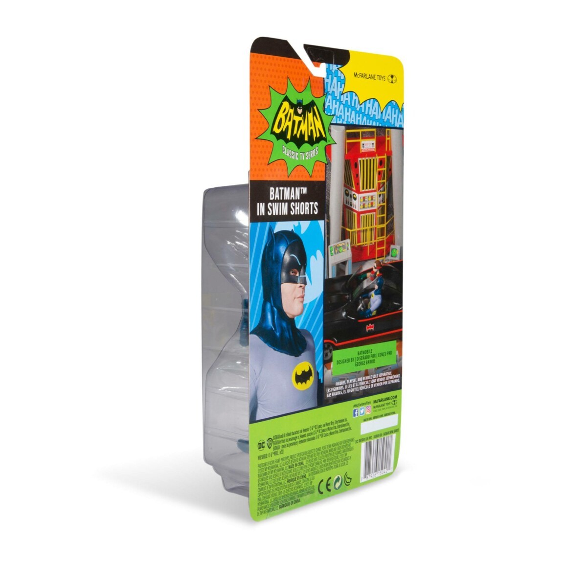 DC Retro Actionfigur Batman 66 Batman Swim Shorts 15 cm