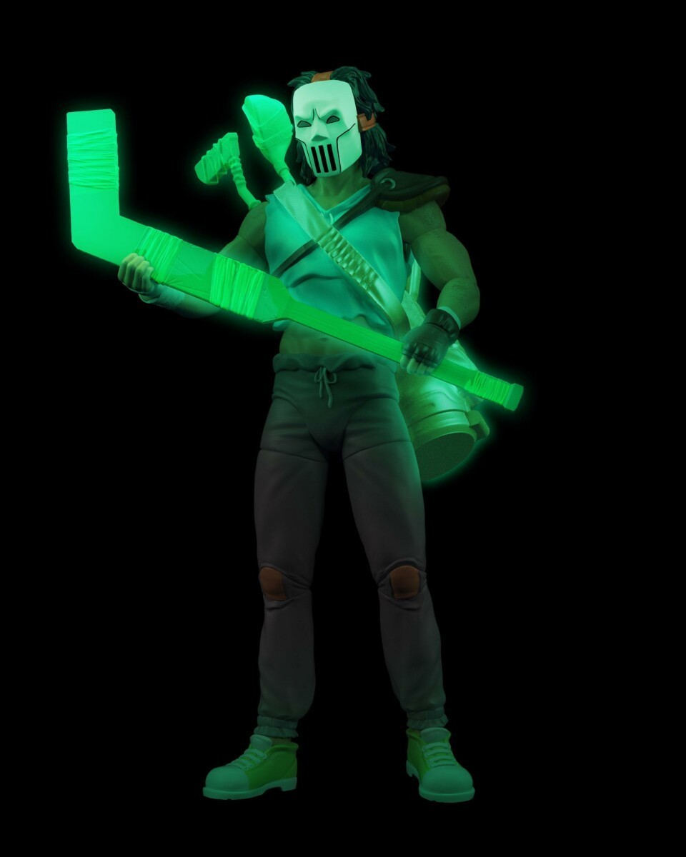 Teenage Mutant Ninja Turtles BST AXN Actionfigur Casey Jones Skull Face Glow-in-the-Dark SDCC Exclusive 13 cm