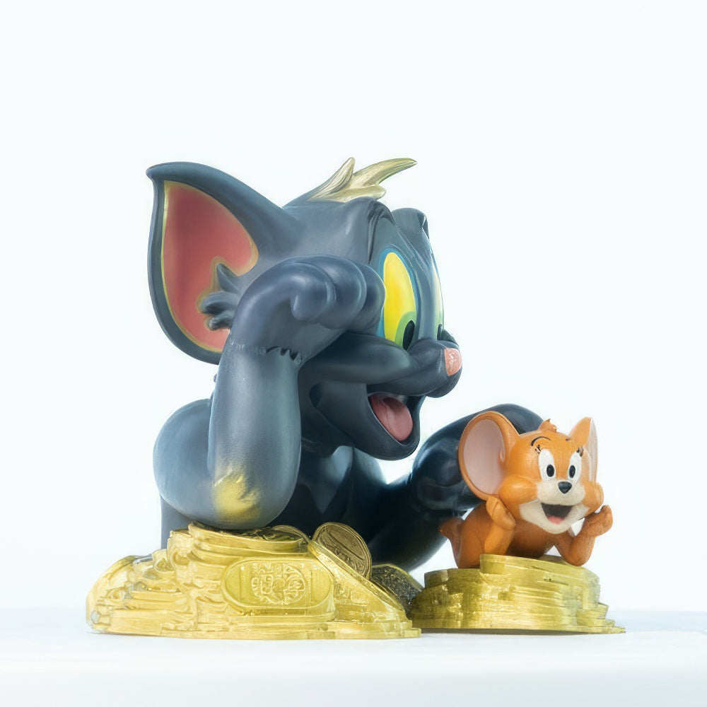 Tom and Jerry: Mini Maneki-Neko Bust Lights Off Version