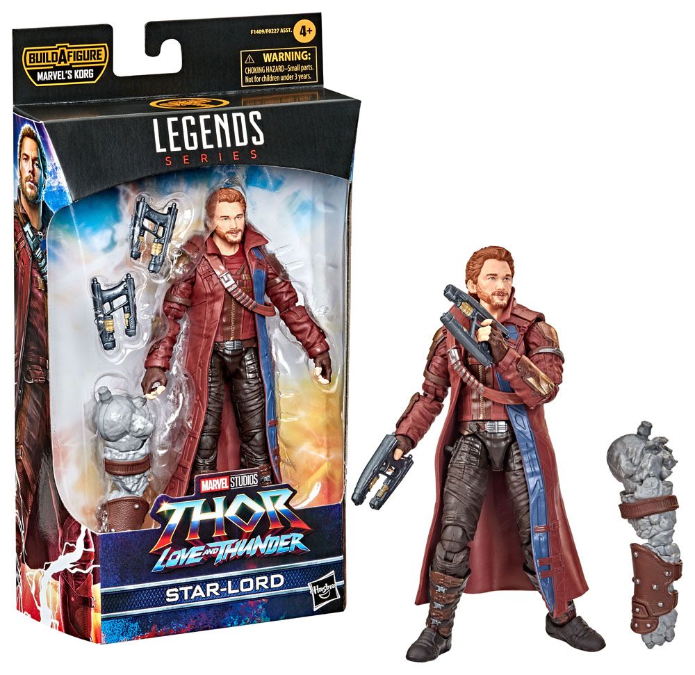Star-Lord , Thor: Love and Thunder Marvel Legends Series Actionfigur 2022 Marvel's Korg BAF #5,15 cm