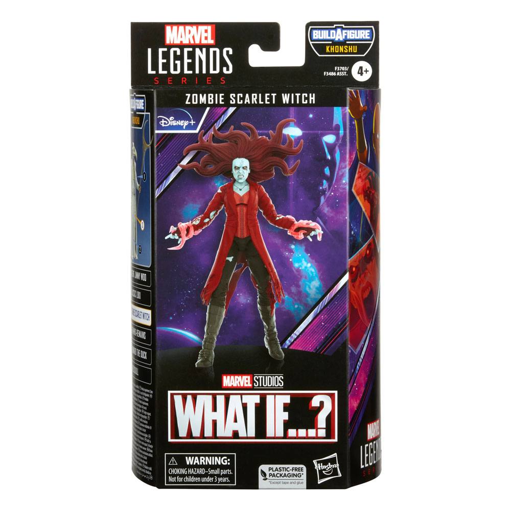 What If...? Marvel Legends Actionfigur Khonshu BAF: Zombie Scarlet Witch 15 cm