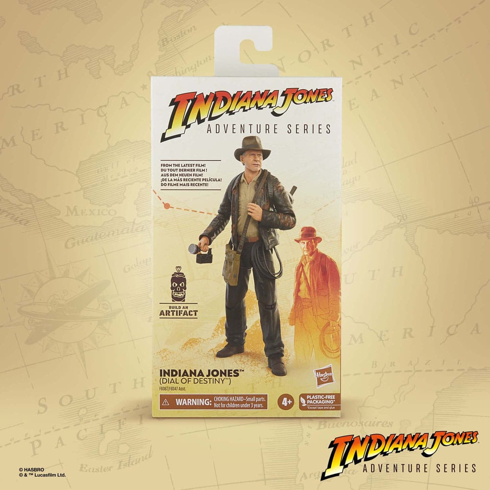Indiana Jones Adventure Series Actionfiguren 2er Set Indiana Jones &amp; Helena Shaw (Indiana Jones und das Rad des Schicksals) 15 cm
