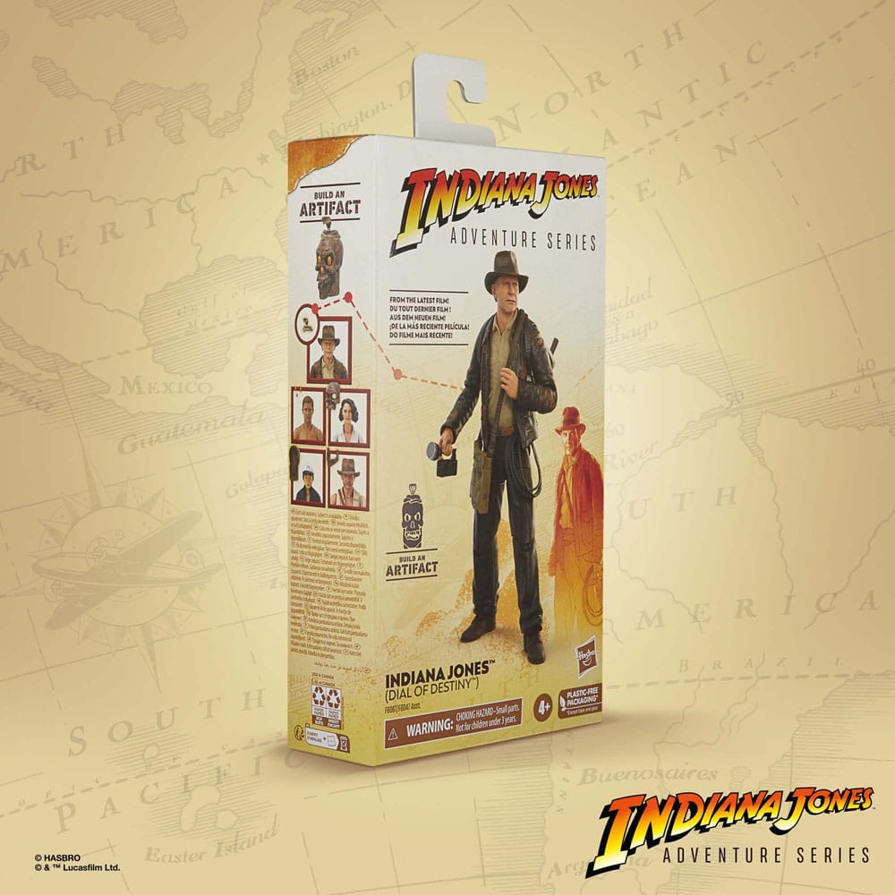 Indiana Jones Adventure Series Actionfiguren 2er Set Indiana Jones &amp; Helena Shaw (Indiana Jones und das Rad des Schicksals) 15 cm