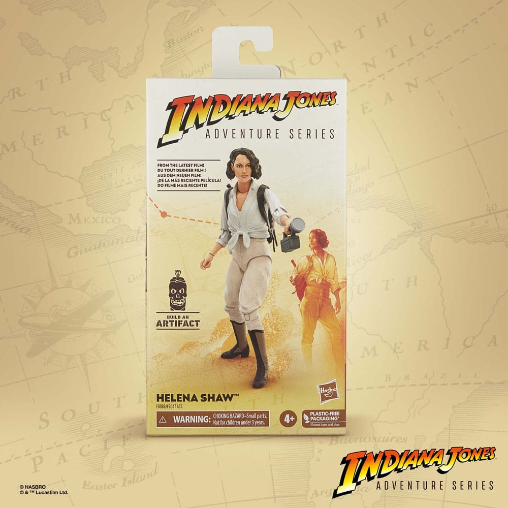 Indiana Jones Adventure Series Actionfiguren 2er Set Indiana Jones &amp; Helena Shaw (Indiana Jones und das Rad des Schicksals) 15 cm
