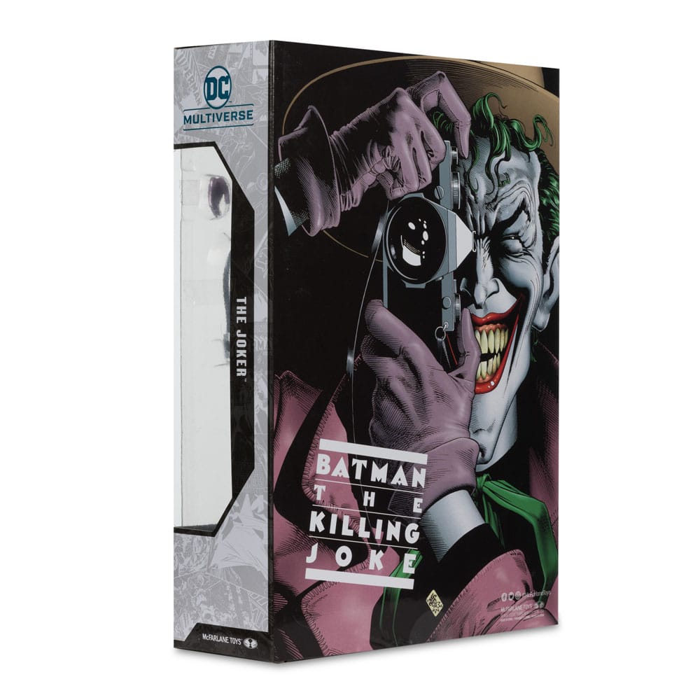DC Multiverse McFarlane Cover Recreations Actionfigur The Joker (Batman: The Killing Joke) (Gold Label) 18 cm